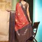 Banarasi Soft Silk Bandhani With Kalamkari Digital Printed Saree