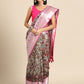 Women's Banarasi Silk Woven With Digital Printed Saree