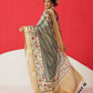 Digital Printed Soft Tissue Silk Saree With Zari Work & Tassels
