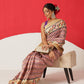 Digital Printed Soft Tissue Silk Saree With Zari Work & Tassels