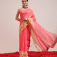 Abstract Printed Soft Mal Cotton Saree