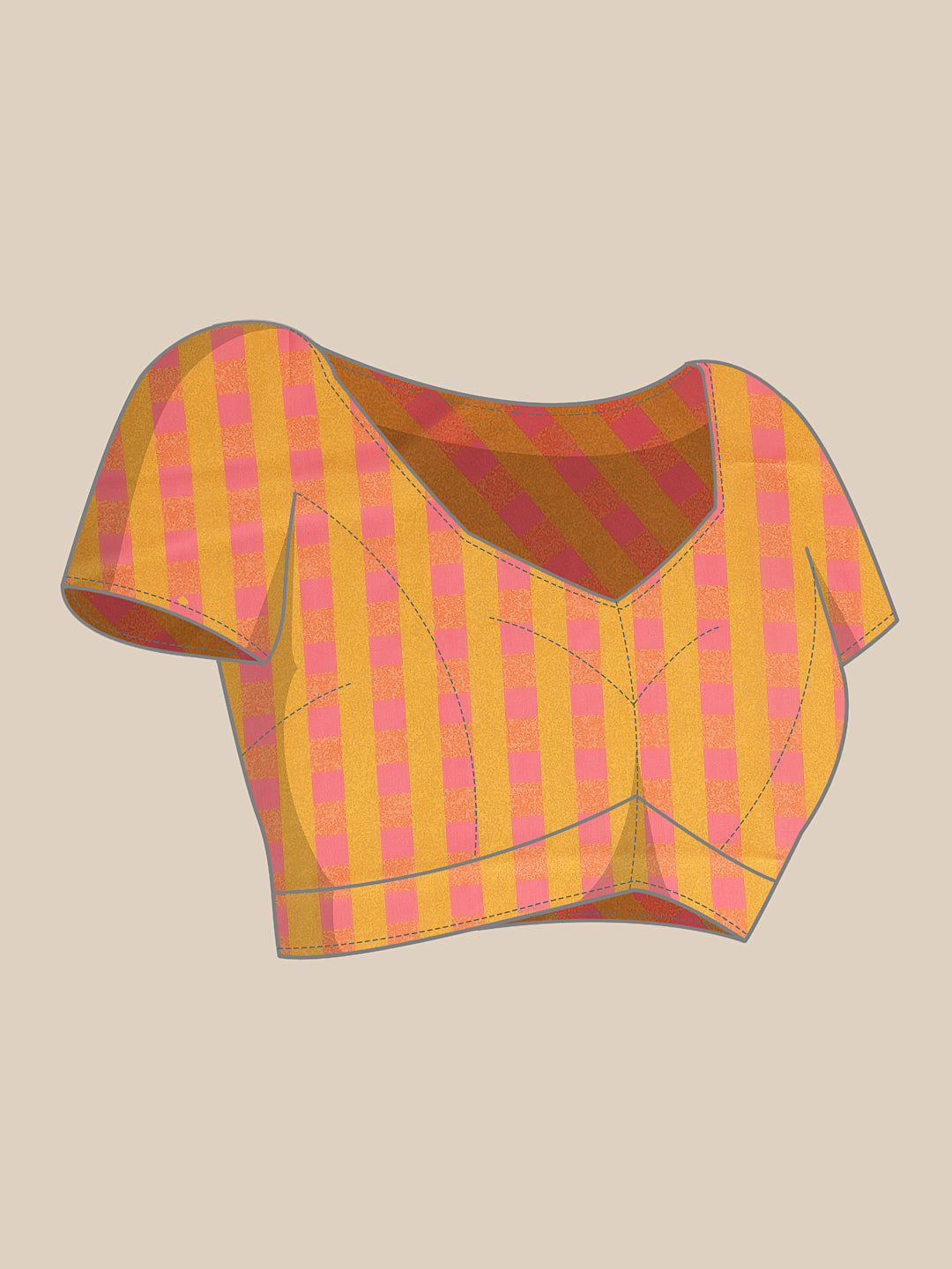 Abstract Printed Soft Mal Cotton Saree