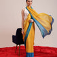 Abstract Printed Soft Mal Cotton Saree