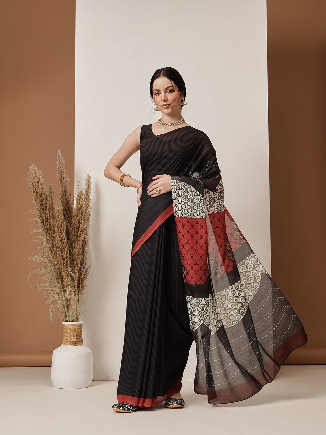 Digital Printed Soft Mal Cotton Saree