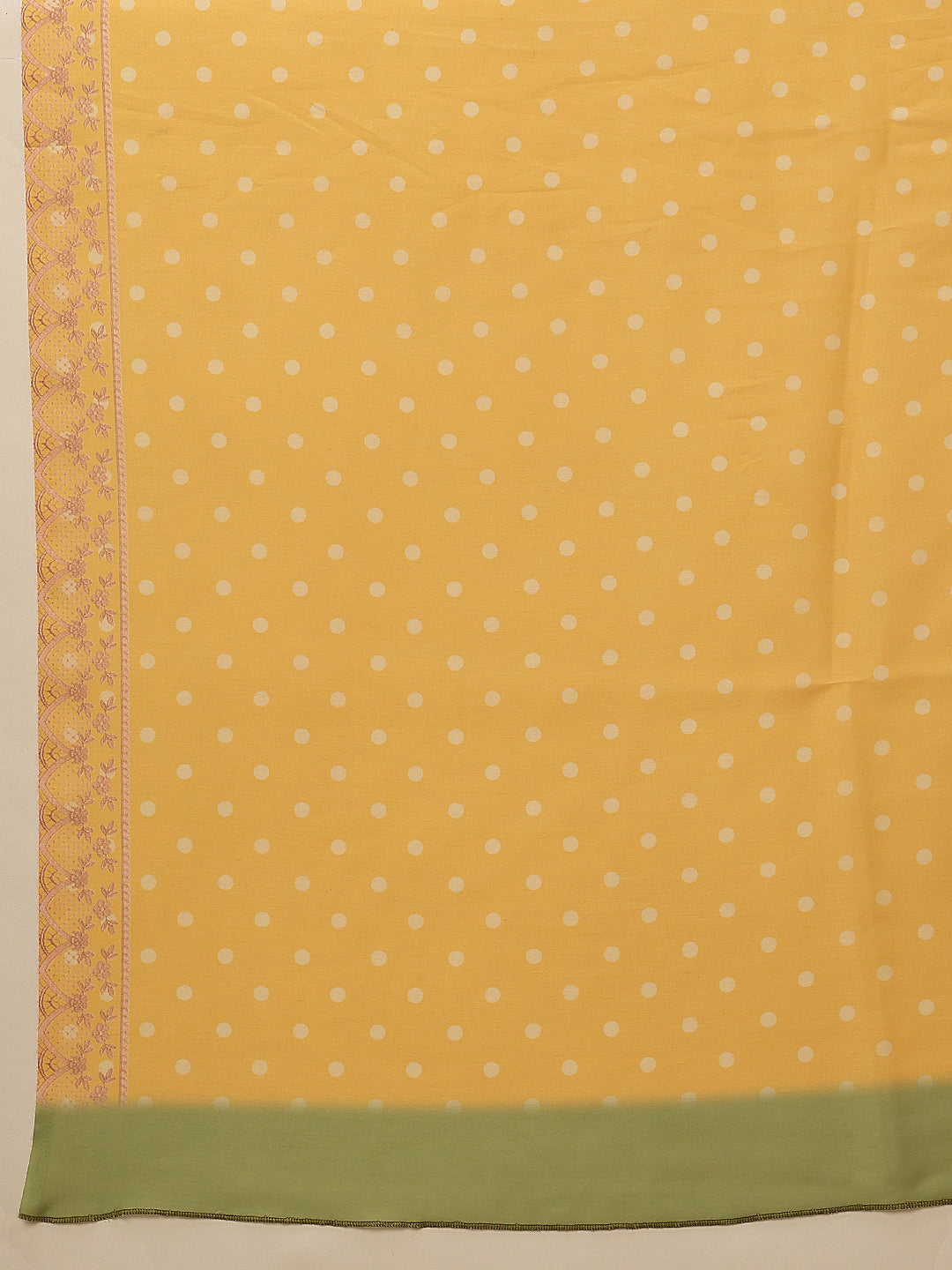 Polka Dots Printed Soft Mal Cotton Saree