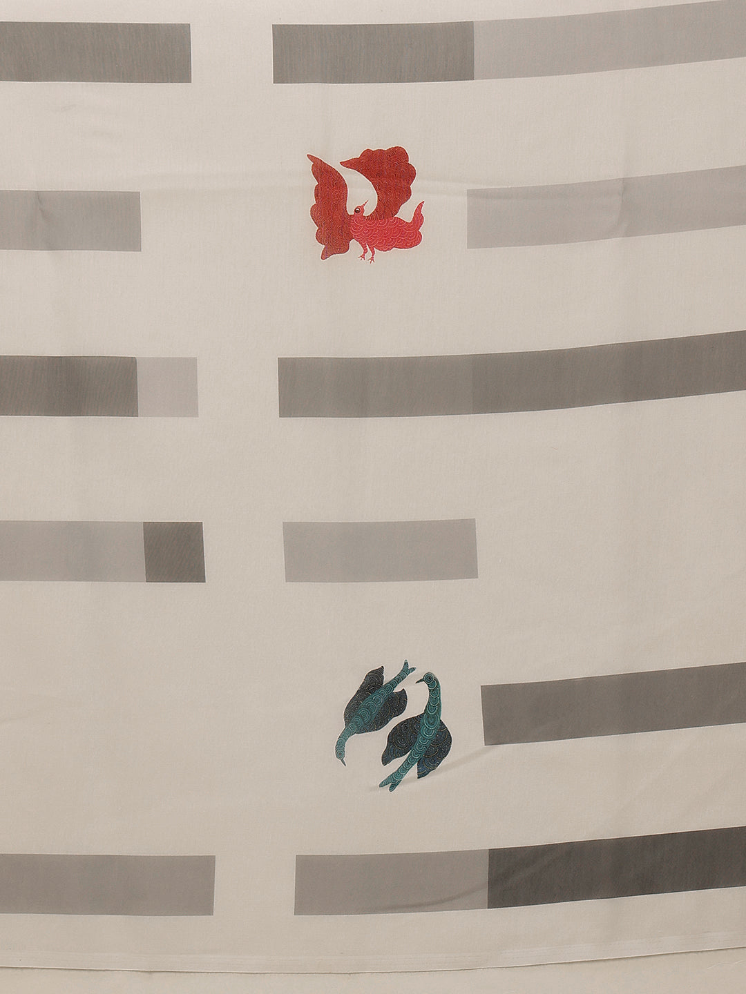 Animal Digital Printed Soft Mal Cotton Saree