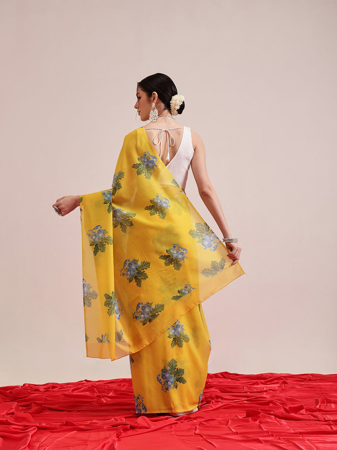 Digital Printed Soft Mal Cotton Saree