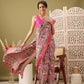 Ikkat Patola Digital Printed Saree Embellished with Tassels