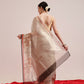 Pichwai Digital Printed Muga Tissue Saree