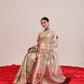 Pichwai Digital Printed Muga Tissue Saree
