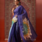 Floral Printed Cotton Silk Tissue Saree