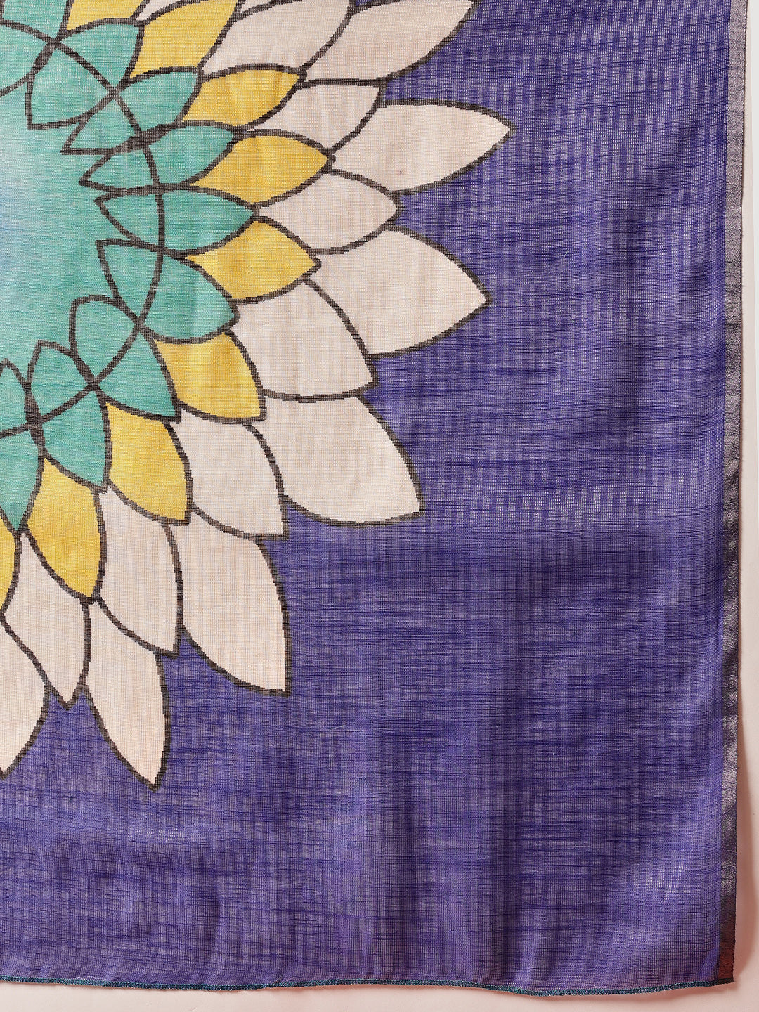 Floral Printed Cotton Silk Tissue Saree