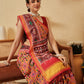 Rajkoti Double Ikat Patola Soft Silk Saree With Tassels