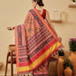 Rajkoti Double Ikat Patola Soft Silk Saree With Tassels