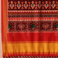 Rajkoti Double Ikat Patola Soft Silk Saree With Tassels