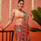 Rajkoti Double Ikat Patola Soft Silk Saree With Tassels