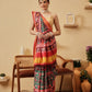 Rajkoti Double Ikat Patola Soft Silk Saree With Tassels