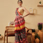 Rajkoti Double Ikat Patola Soft Silk Saree With Tassels
