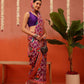 Hyderabadi Double Ikat Patola Soft Silk Saree With Tassels