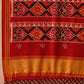 Hyderabadi Double Ikat Patola Soft Silk Saree With Tassels