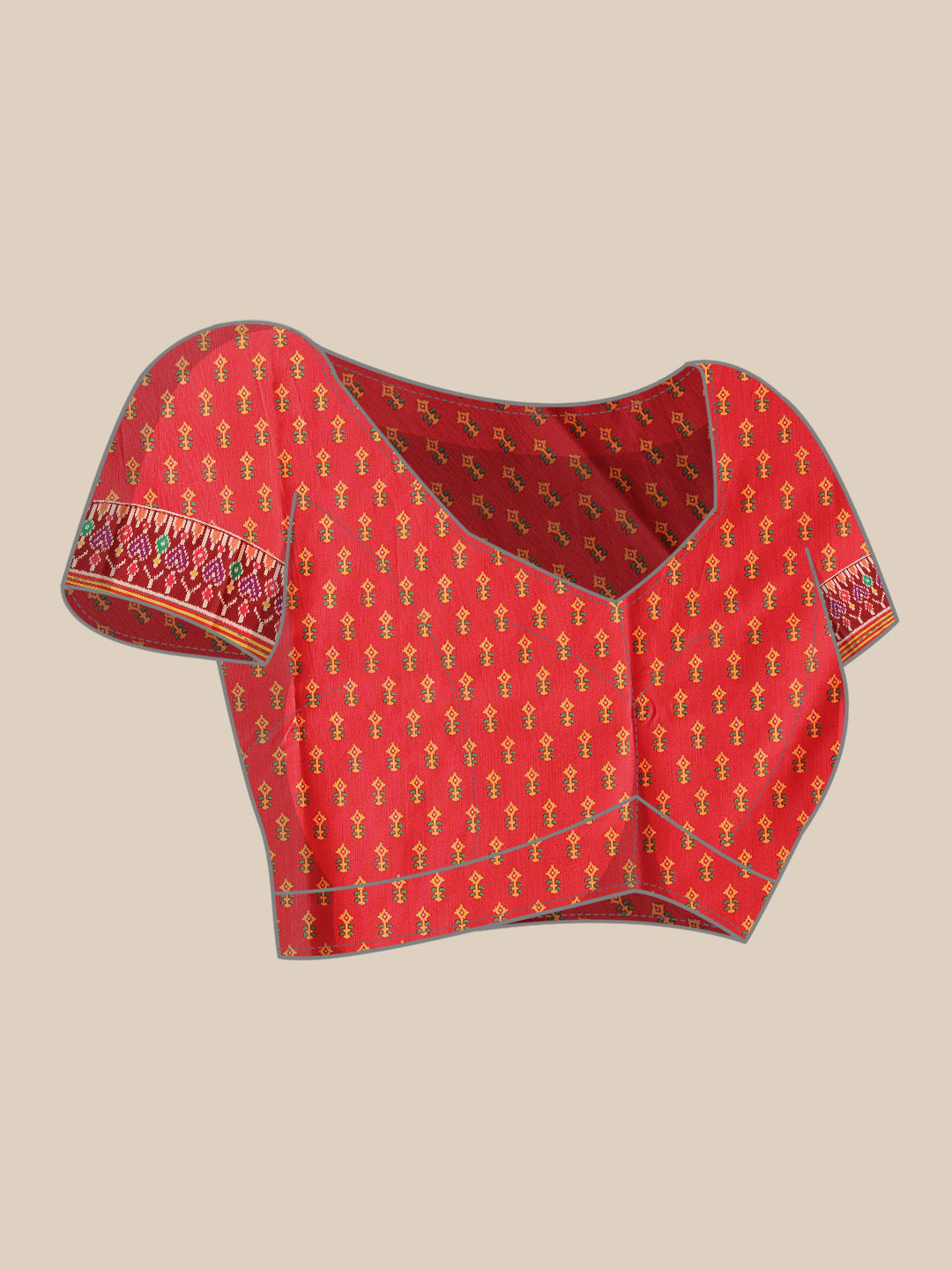 Kalamkari With Traditional Patola Printed Sarees
