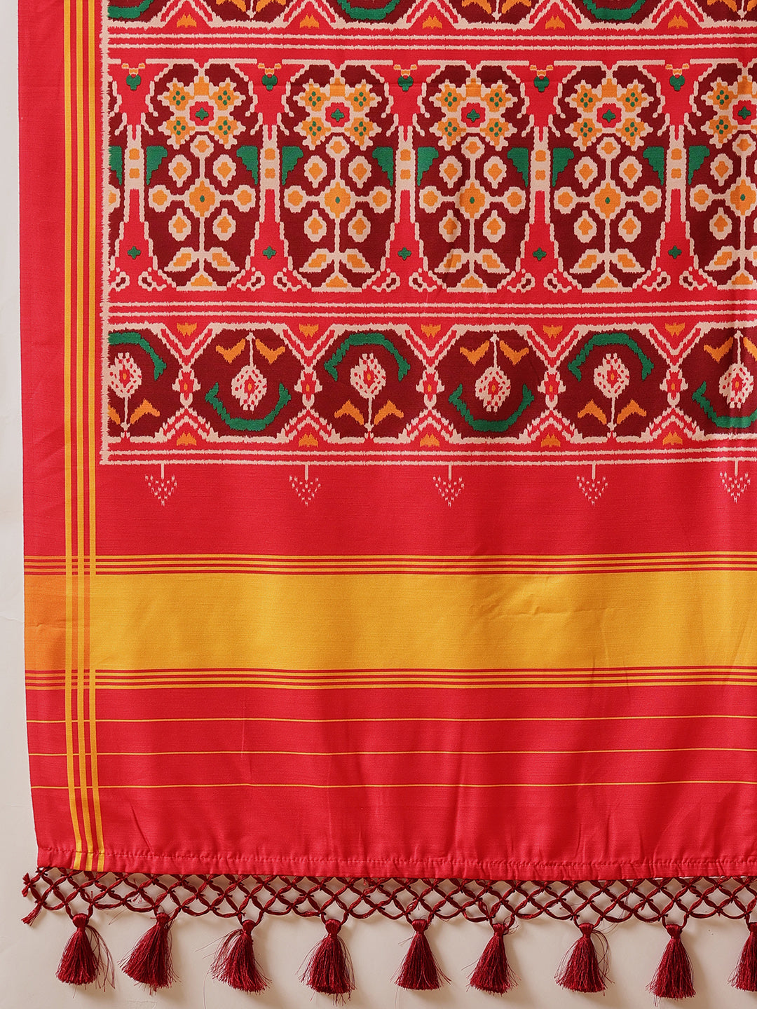 Kalamkari With Traditional Patola Printed Sarees