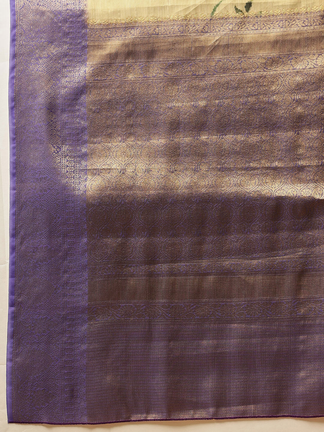 Banarasi Tissue Soft Silk Digital Printed Saree Woven Pallu & Blouse