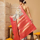 Banarasi Tissue Soft Silk Digital Printed Saree Woven Pallu & Blouse