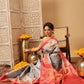 Banarasi Tissue Soft Silk Digital Printed Saree Woven Pallu & Blouse