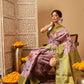 Banarasi Tissue Soft Silk Digital Printed Saree Woven Pallu & Blouse