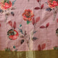 Banarasi Tissue Soft Silk Digital Printed Saree Woven Pallu & Blouse