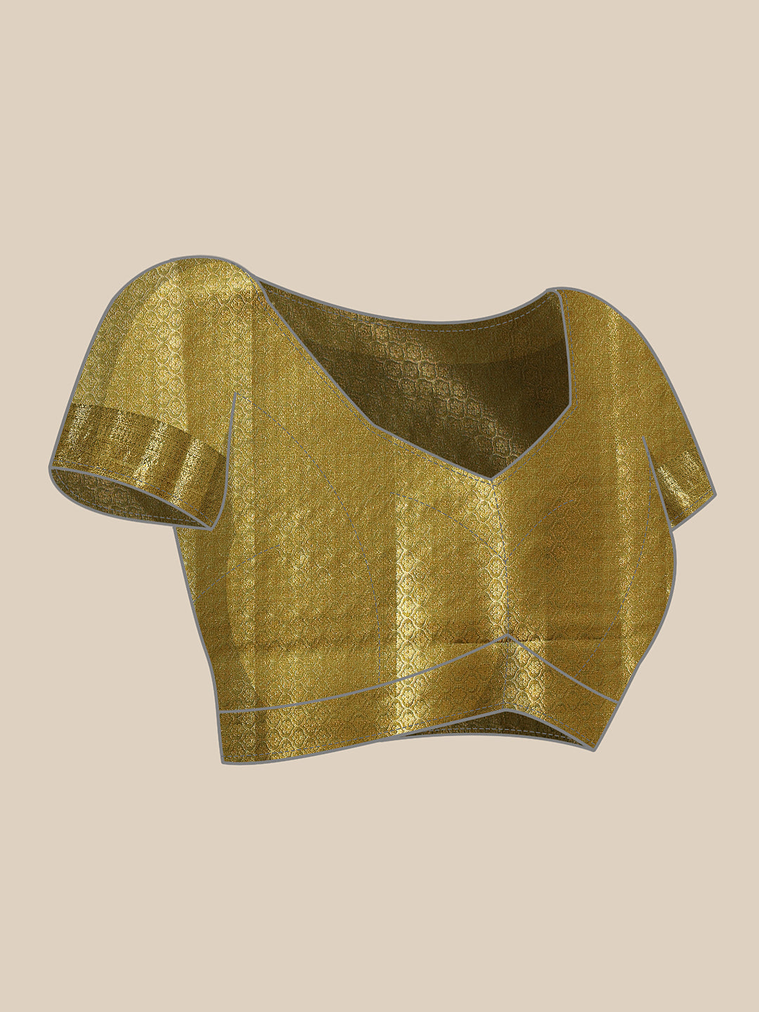 Banarasi Tissue Soft Silk Digital Printed Saree Woven Pallu & Blouse