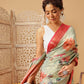 Banarasi Tissue Soft Silk Digital Printed Saree Woven Pallu & Blouse