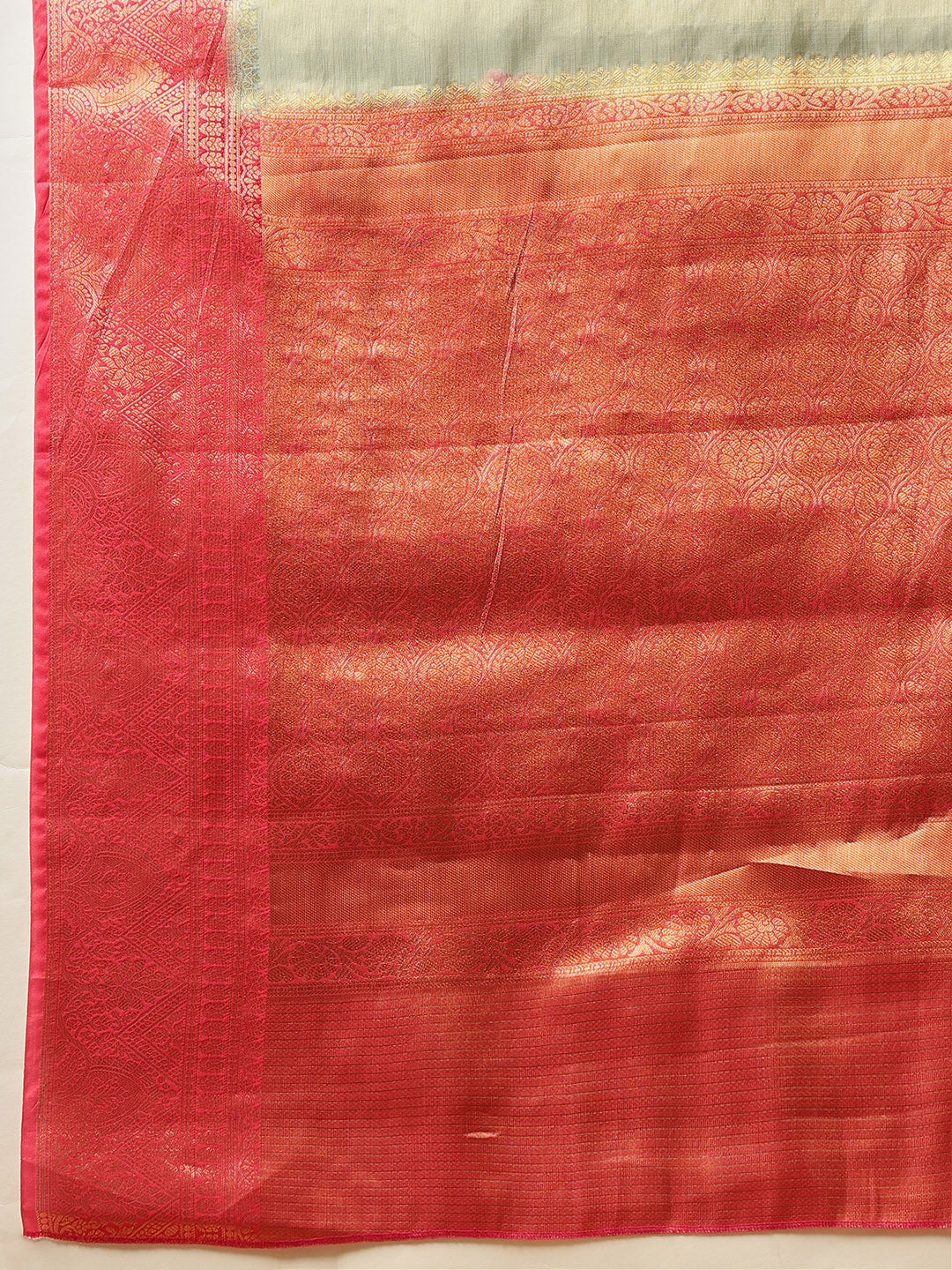 Banarasi Tissue Soft Silk Digital Printed Saree Woven Pallu & Blouse