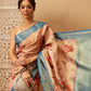 Banarasi Tissue Soft Silk Digital Printed Saree Woven Pallu & Blouse