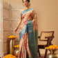 Banarasi Tissue Soft Silk Digital Printed Saree Woven Pallu & Blouse