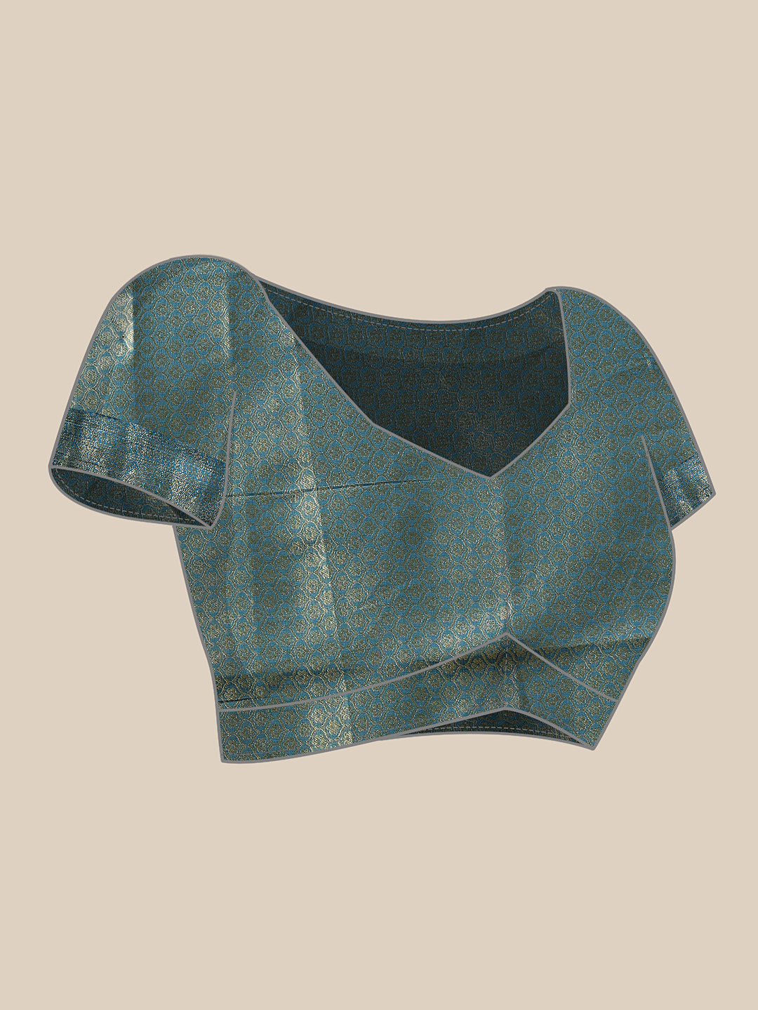 Banarasi Tissue Soft Silk Digital Printed Saree Woven Pallu & Blouse