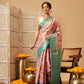 Banarasi Tissue Soft Silk Digital Printed Saree Woven Pallu & Blouse