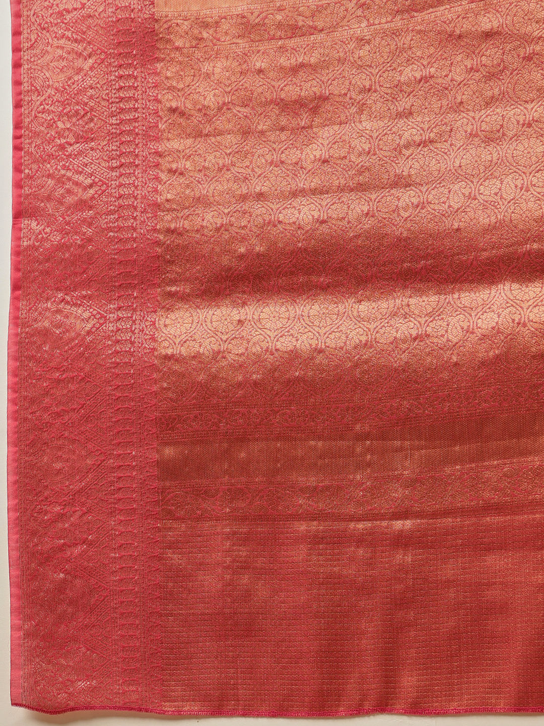 Crushed Tissue Silk Floral Digital Printed Saree