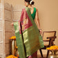 Crushed Tissue Silk Floral Digital Printed Saree