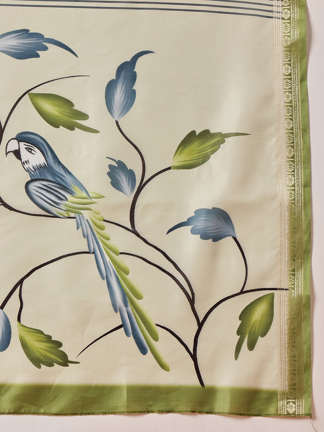 Digital Printed Art Silk Saree