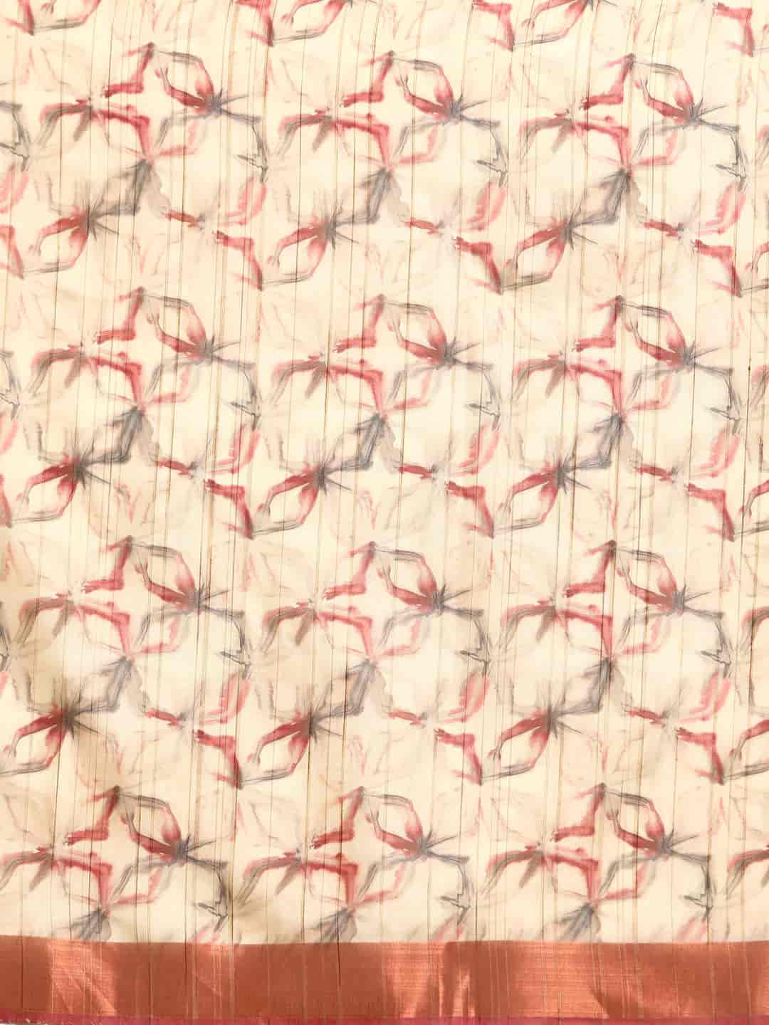 Digital Printed Khadi Saree