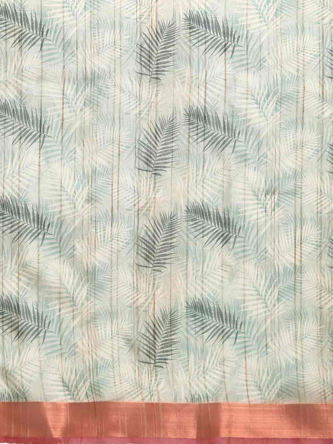 Digital Printed Khadi Saree