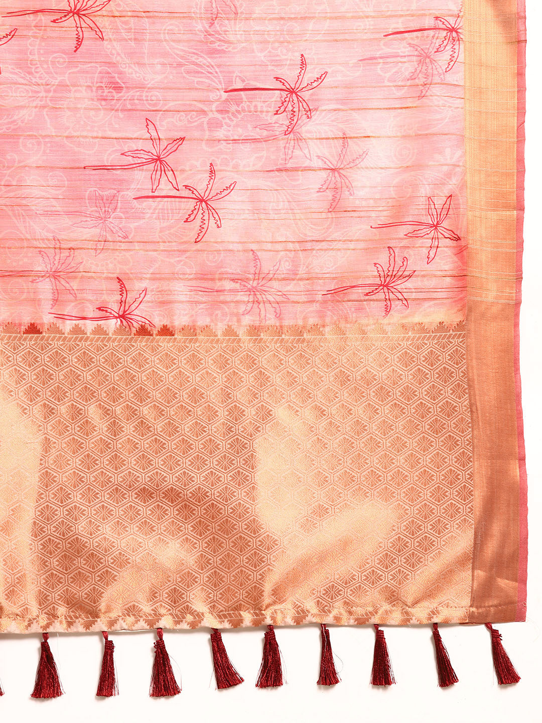 Digital Printed Khadi Saree