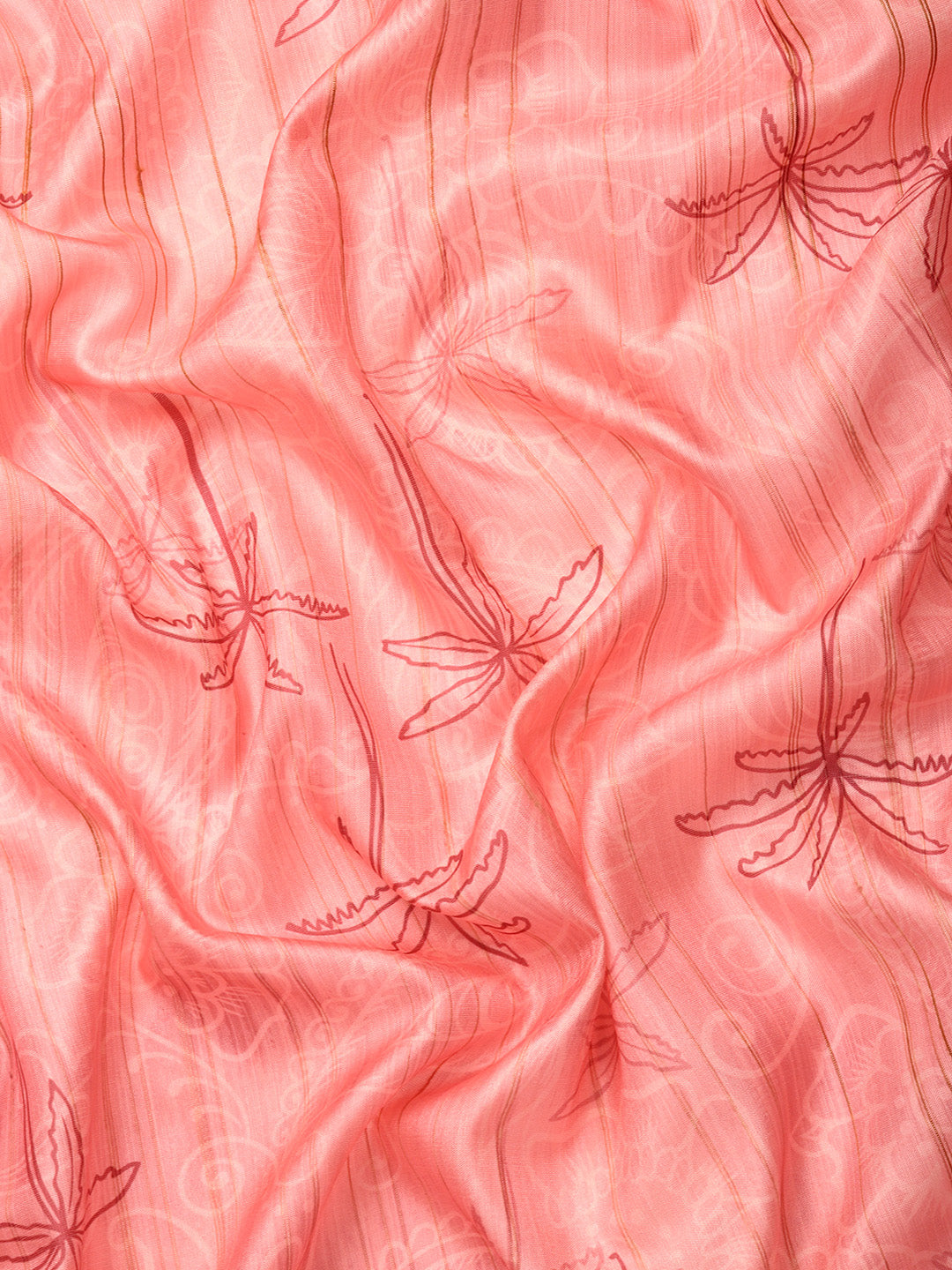 Digital Printed Khadi Saree