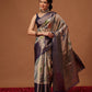 Banarasi Soft Silk Zari Tissue With Digital Printed Saree