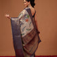 Banarasi Soft Silk Zari Tissue With Digital Printed Saree