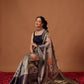 Banarasi Soft Silk Zari Tissue With Digital Printed Saree