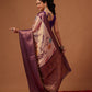 Banarasi Soft Silk Zari Tissue With Digital Printed Saree