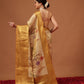 Banarasi Soft Silk Zari Tissue With Digital Printed Saree